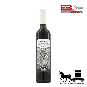Vin Licorna Aperitiv Cabernet Sauvignon demidulce 0.5L